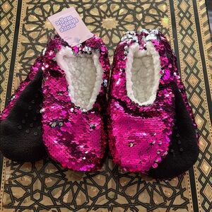 Sequin Kids Slippers